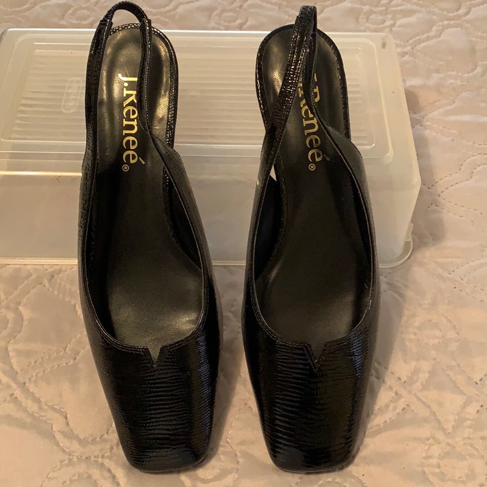 J.Renee’ sling back pumps